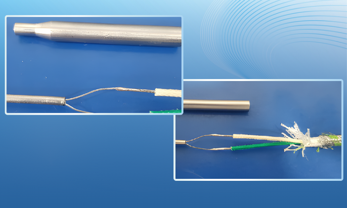 热电偶内部绝缘导线粘接密封方案