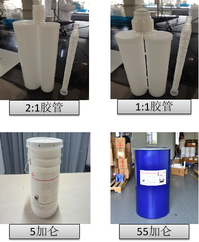 RTV-2有机硅胶黏剂---包装及混合施胶方式